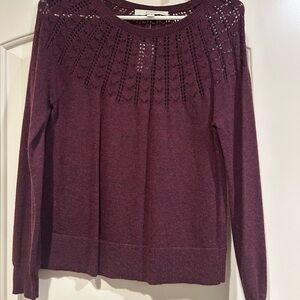 Burgundy sweater